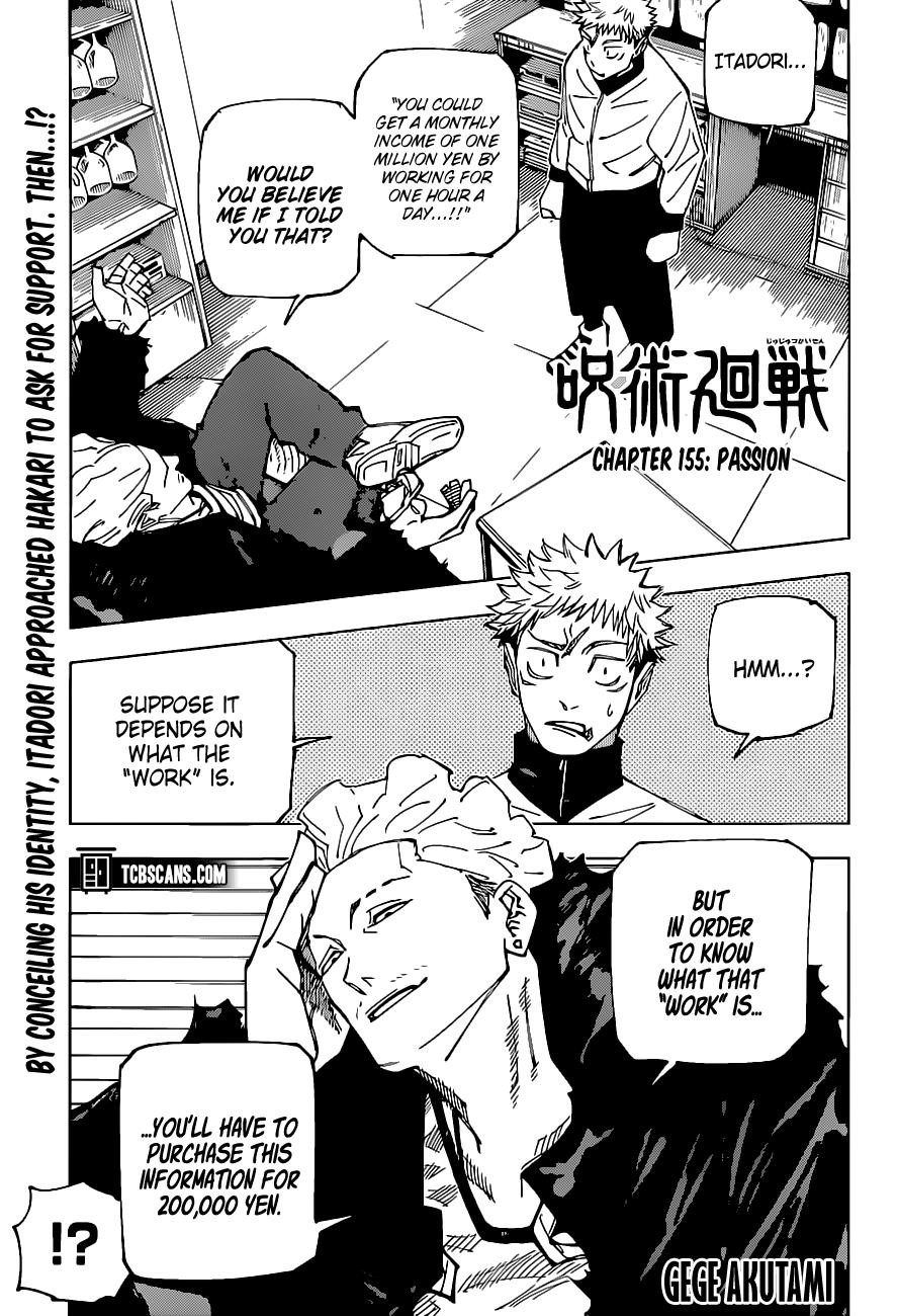 Jujutsu Kaisen Chapter 155 image 01